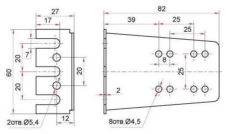 Габаритные и установочные размеры 2