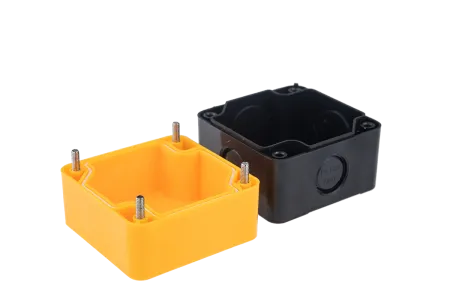 Корпус кнопочного поста, 1 место, желтый, IP54