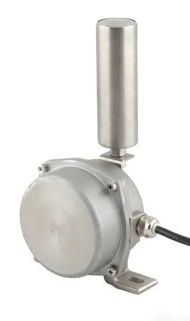 Датчик контроля схода ленты в корпусе из нерж. стали, взрывозащ. ТР ТС 012/2011, -40...+60С, 250 VAC, 10 A, IP67, 2 релейных выхода, материал контактного ролика - нерж. сталь