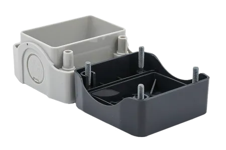 Корпус кнопочного поста, 1 место, серый, IP67