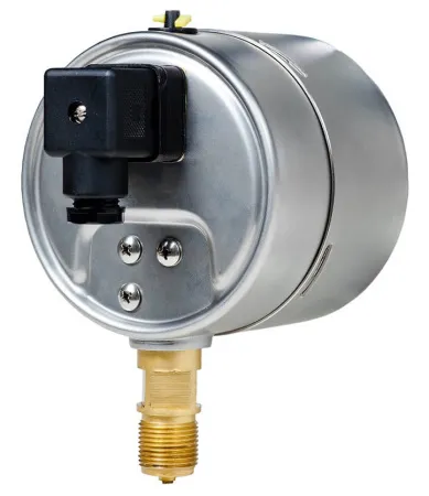 Вакуумметры, мановакуумметры, манометры электроконтактные пылевлагозащищенные ДВ2010ф, ДА2010ф, ДМ2010ф IP54(IP65) (Диаметр: 100 мм)