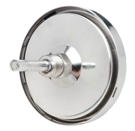 Термометры биметаллические коррозионностойкие ТБф-221 с возможностью гидрозаполнения (Диаметр: 80 мм, 100 мм, 160 мм)