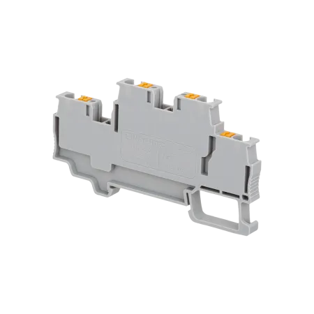 Клемма push-in двухуровневая, 4 мм²