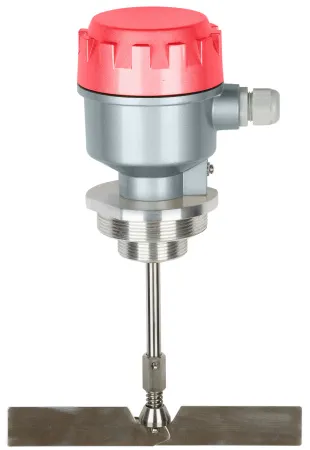 Механический ротационный датчик предельного уровня сыпучих материалов в алюм. корпусе, -40 +80 С, Рmax=0.8 bar, 115 VAC, IP65, лопасть складная двусторонняя 28х200 мм, нерж. сталь, скорость вращения 1 об/мин, соединение- резьба 1 1/2" с переходом на 2 1/2