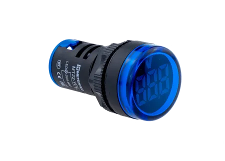 Индикатор напряжения, 5-60V DC, синий