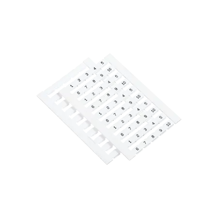 Маркировка пружинных клемм 6, 10, 16 мм²,  1-10 (уп. 100 шт.)