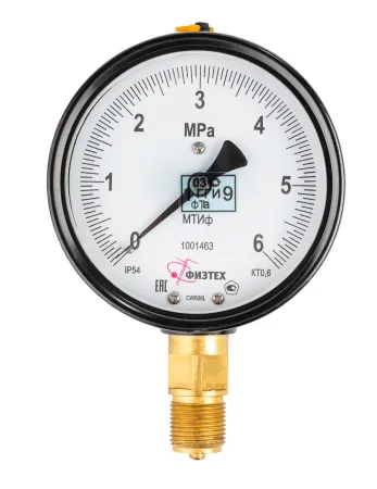 Вакуумметры, мановакуумметры, манометры точных измерений ВТИф, МВТИф, МТИф d.100 Без корр."0"