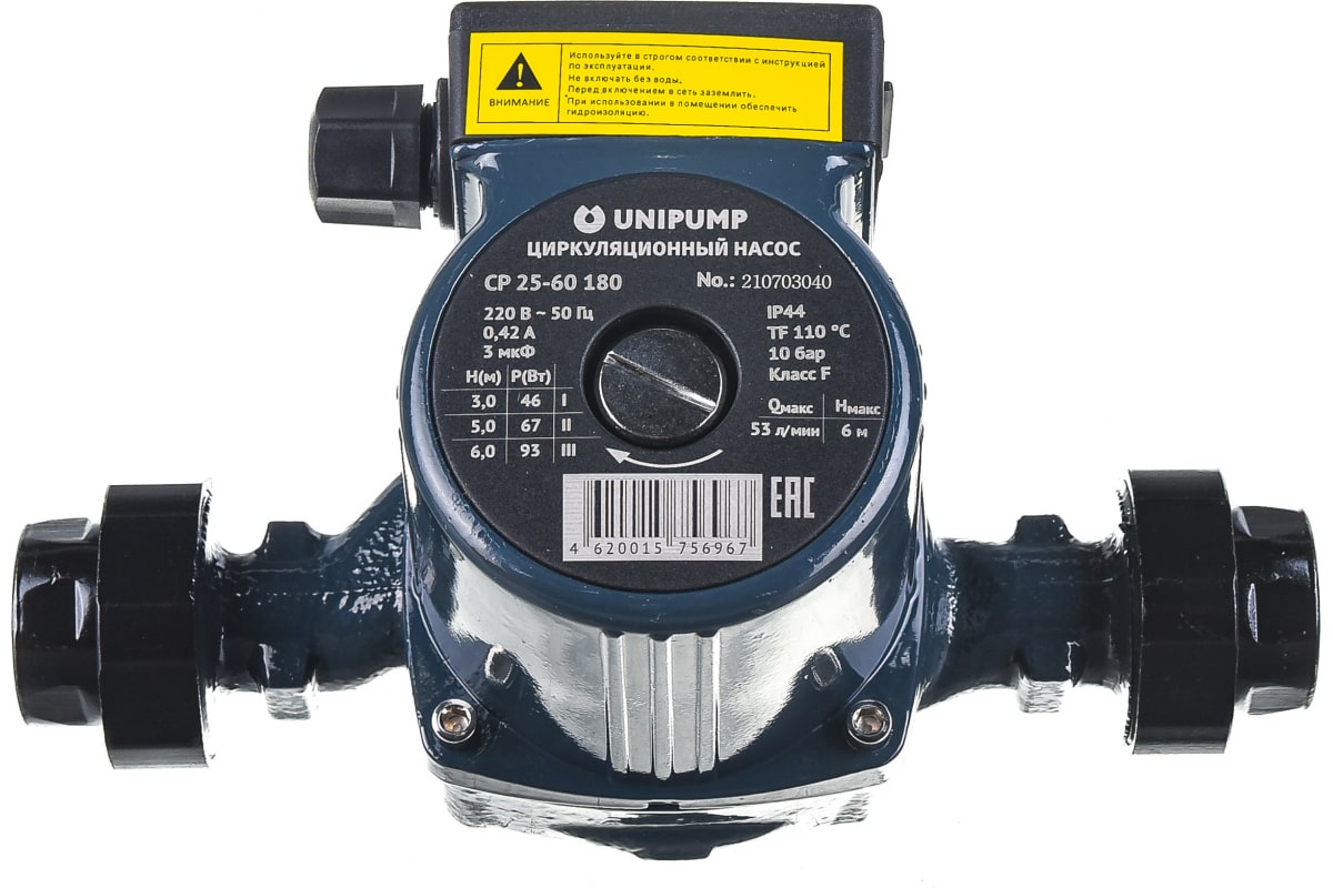 Циркуляционный насос UNIPUMP CP 25-60 180