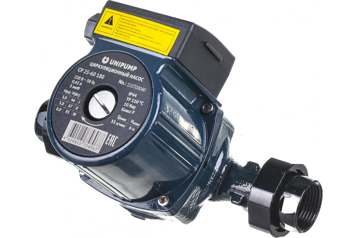 Циркуляционный насос UNIPUMP CP 25-60 180