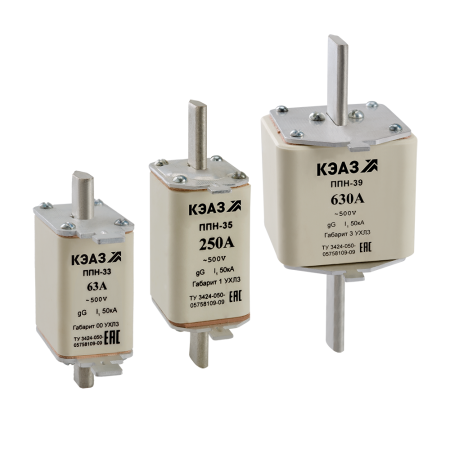Вставка плавкая ППН-35-X0-1-40А-УХЛ3-КЭАЗ, 12 шт